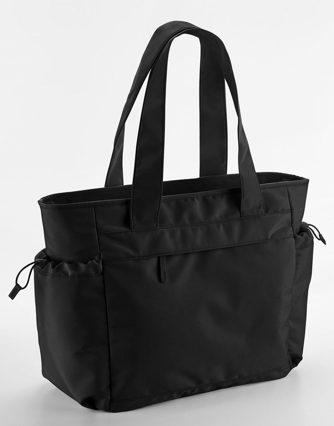 Quadra Studio Oversized Tote qs303 - Black O S - Customisable Bags