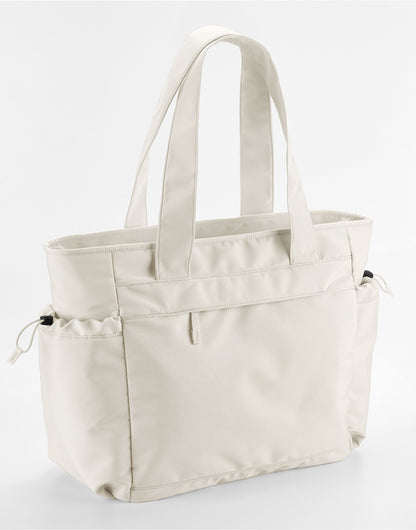 Quadra Studio Oversized Tote qs303 - Natural Stone O S - Customisable Bags