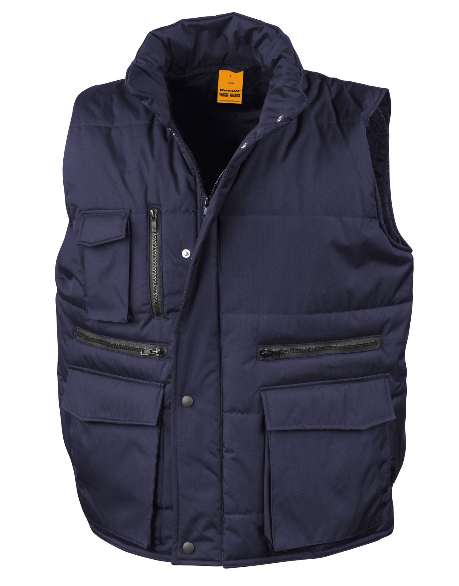 WORK-GUARD by Result Result Workguard Lance Bodywarmer R127X - Navy - Customisable