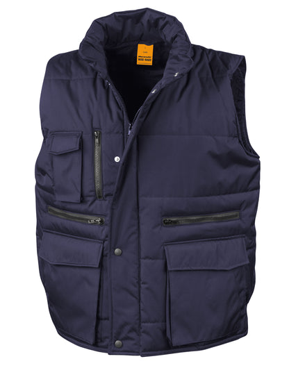 WORK-GUARD by Result Result Workguard Lance Bodywarmer R127X - Navy - Customisable