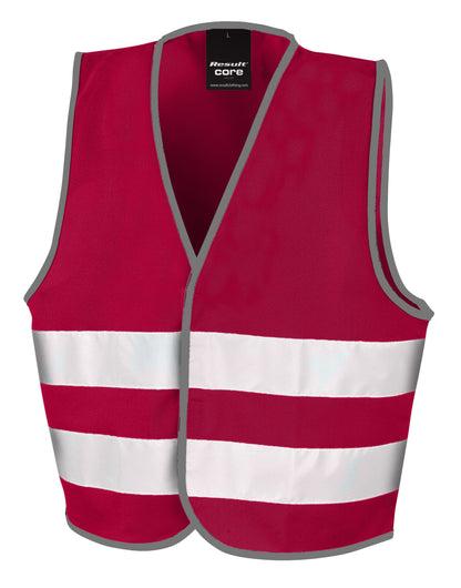Result Safeguard Result SafeGuard Jr Enhanced Vis Vest R200JEV - Burgundy - Customisable