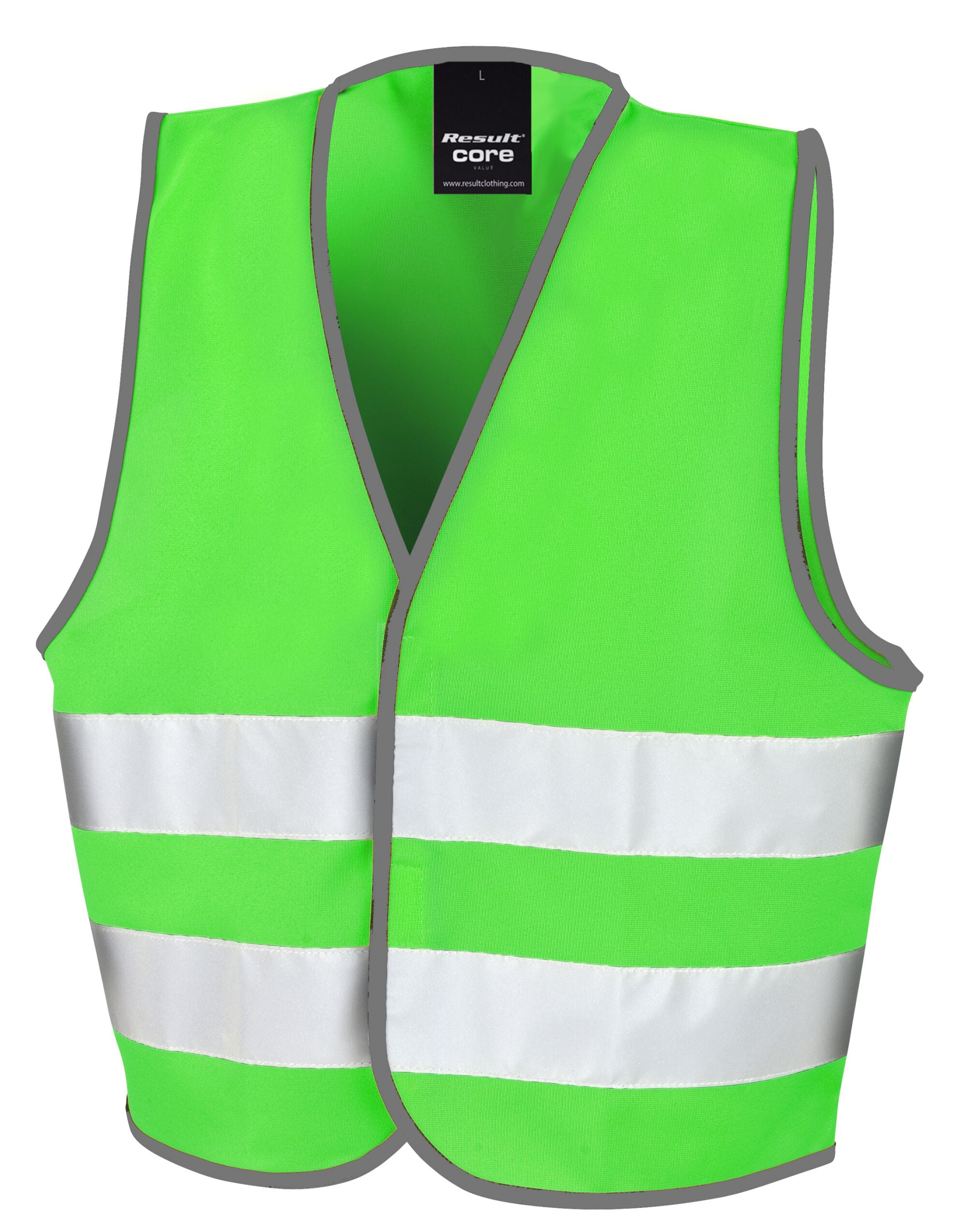 Result Safeguard Result SafeGuard Jr Enhanced Vis Vest R200JEV - Lime - Customisable