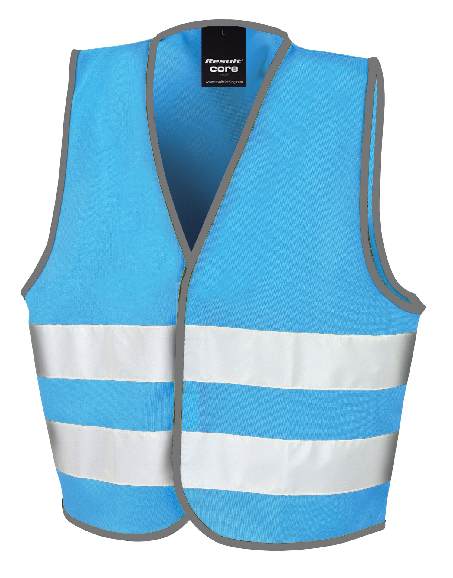 Result Safeguard Result SafeGuard Jr Enhanced Vis Vest R200JEV - Sky Blue - Customisable