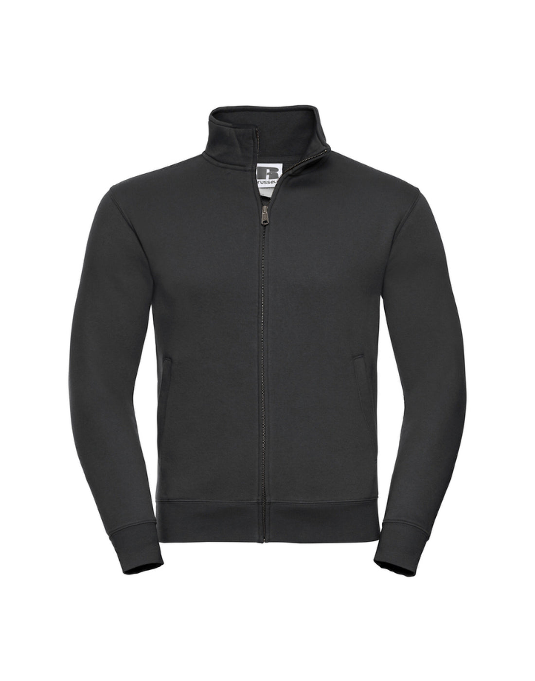 Russell Collection Russell Mens Authentic Sweat Jacket R267M - Black - Customisable Jackets