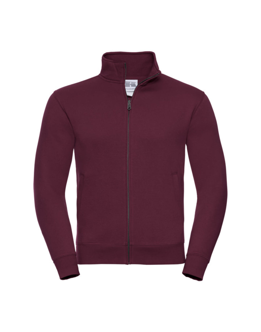 Russell Collection Russell Mens Authentic Sweat Jacket R267M - Burgundy - Customisable Jackets