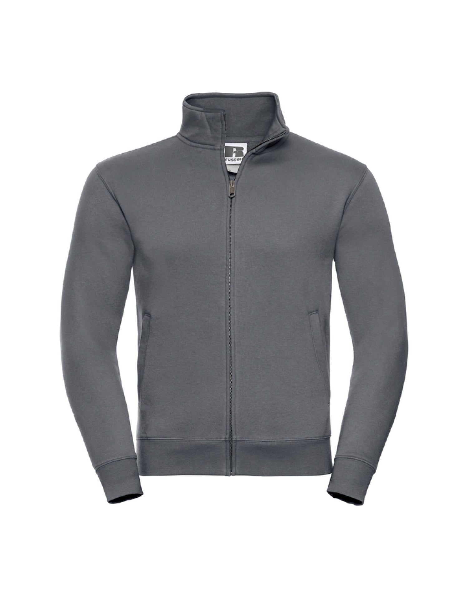 Russell Collection Russell Mens Authentic Sweat Jacket R267M - Convoy Grey - Customisable Jackets