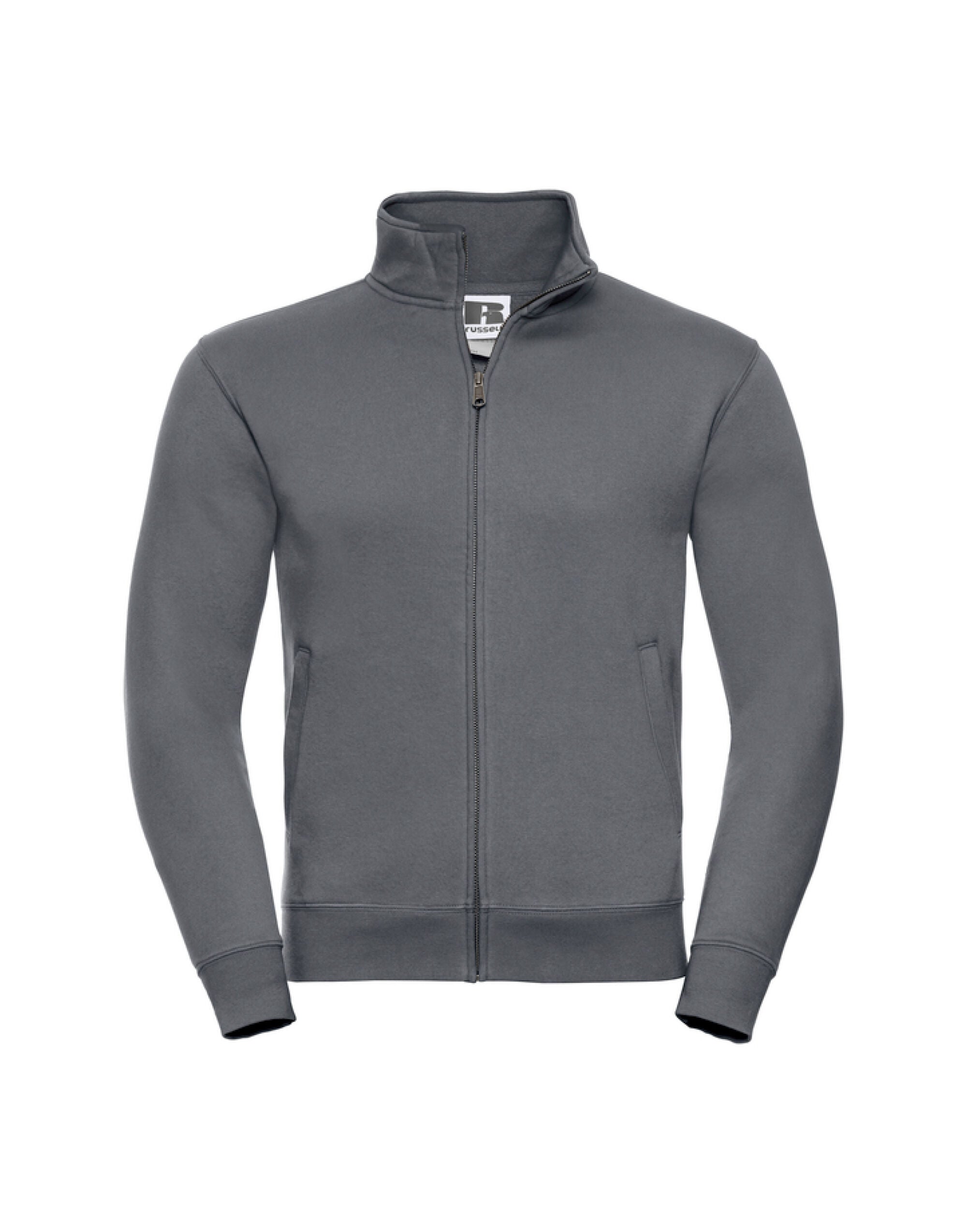 Russell Collection Russell Mens Authentic Sweat Jacket R267M - Convoy Grey - Customisable Jackets