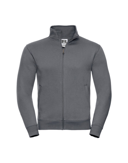 Russell Collection Russell Mens Authentic Sweat Jacket R267M - Convoy Grey - Customisable Jackets