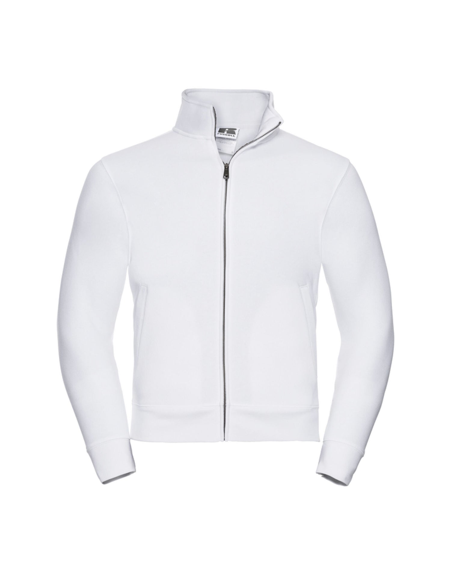 Russell Collection Russell Mens Authentic Sweat Jacket R267M - White - Customisable Jackets