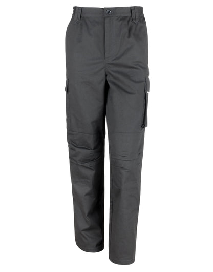 WORK-GUARD by Result Result Workguard Action Trousers (Long) R308ML - Black - Customisable Trousers