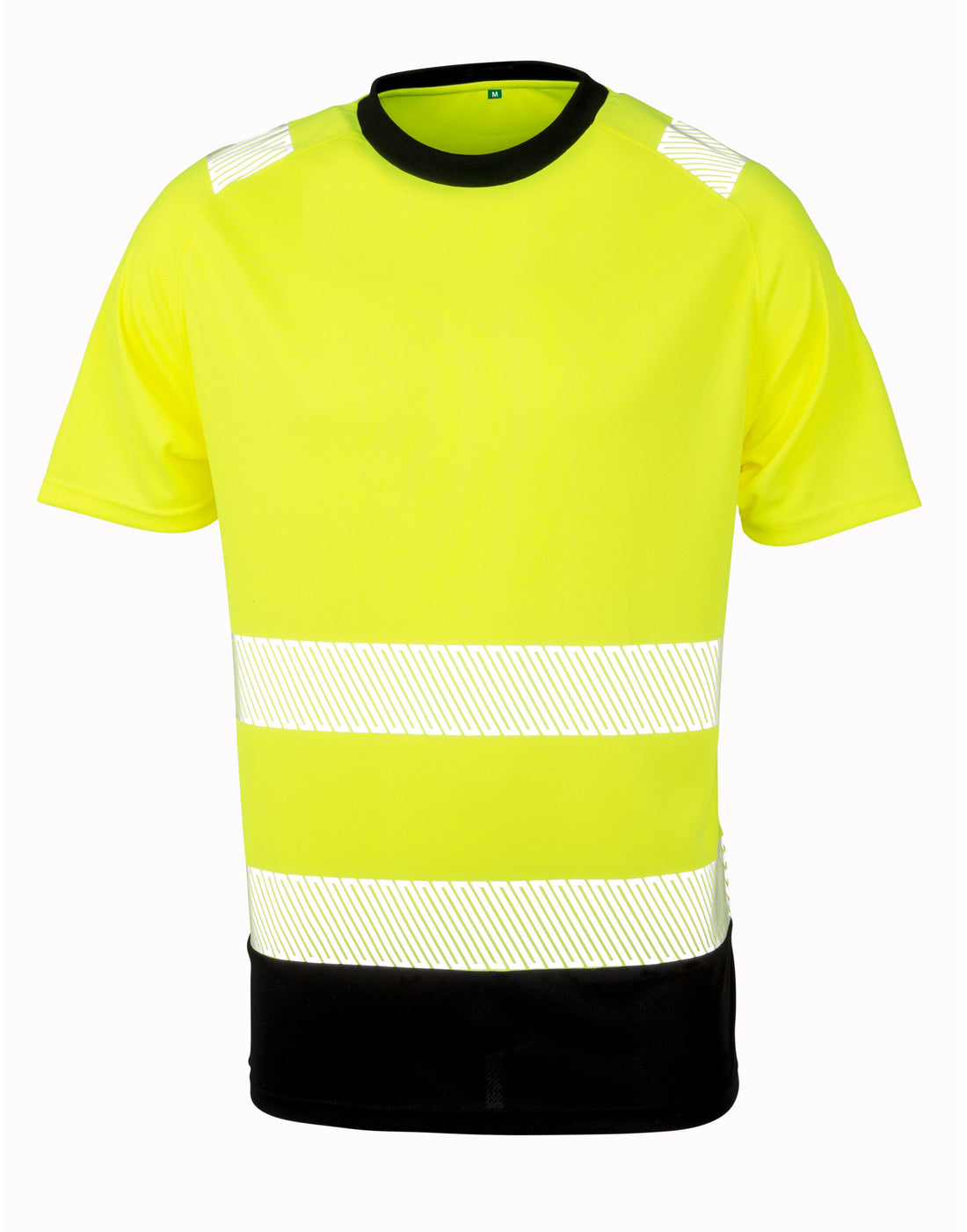 Result Recycled Safety T Shirt R502X - Fluoresent Yellow - Customisable T-Shirts