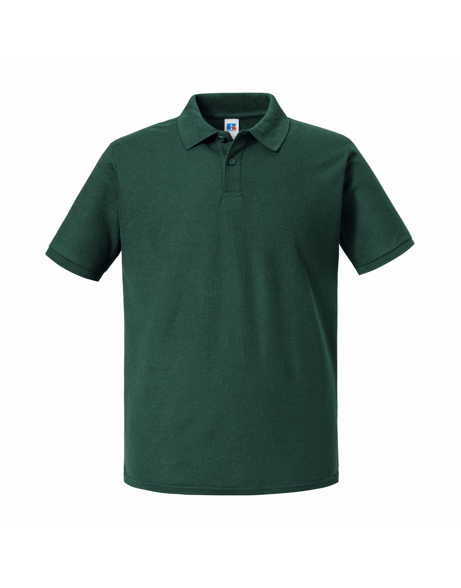Russell Collection Russell Authentic Eco Polo R570M - Bottle Green - Customisable Polos