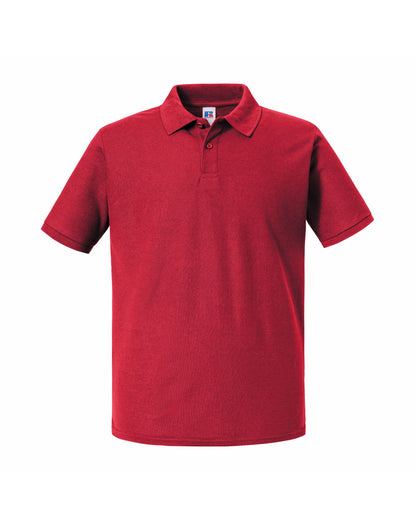Russell Collection Russell Authentic Eco Polo R570M - Classic Red - Customisable Polos