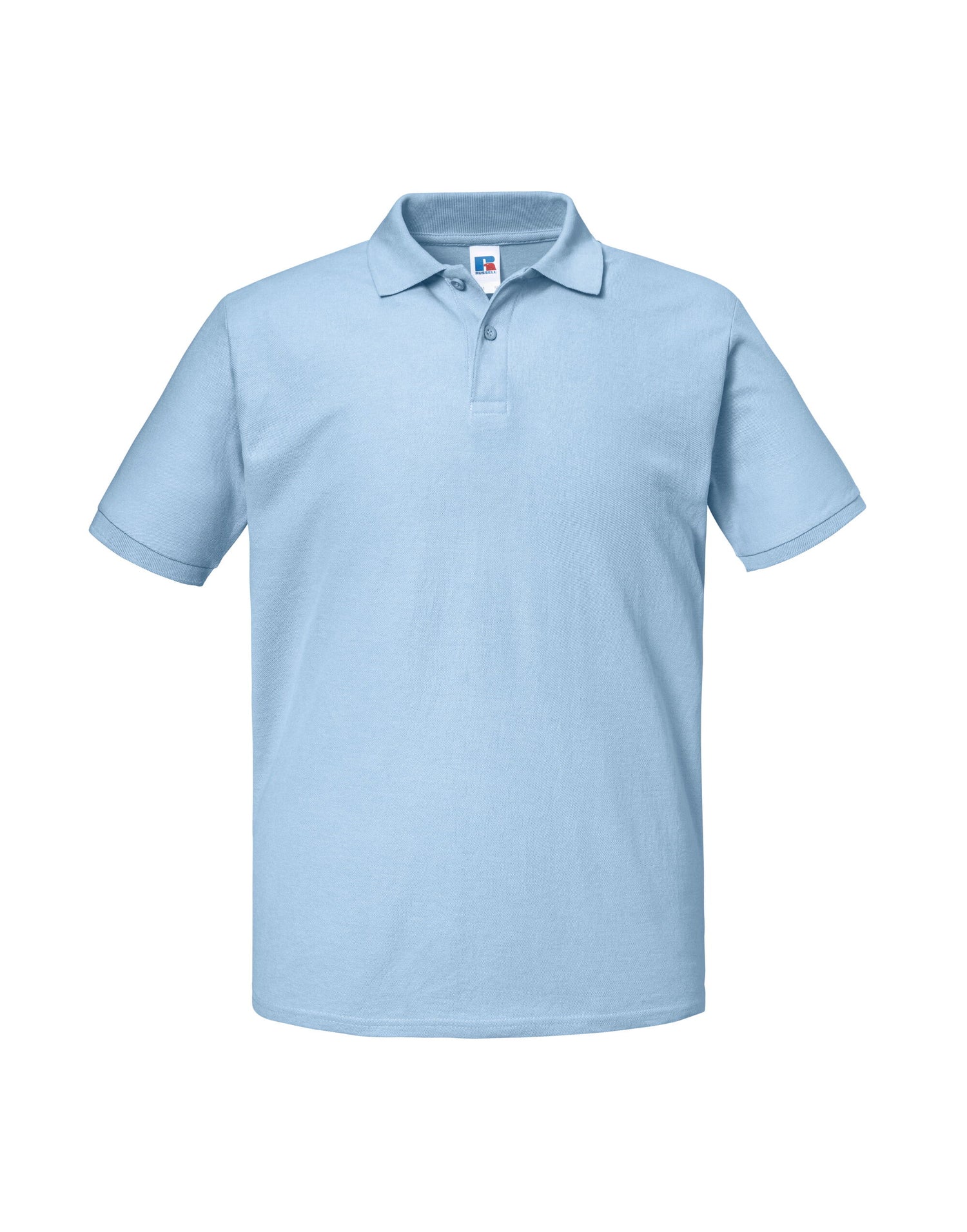 Russell Collection Russell Authentic Eco Polo R570M - Sky Blue - Customisable Polos