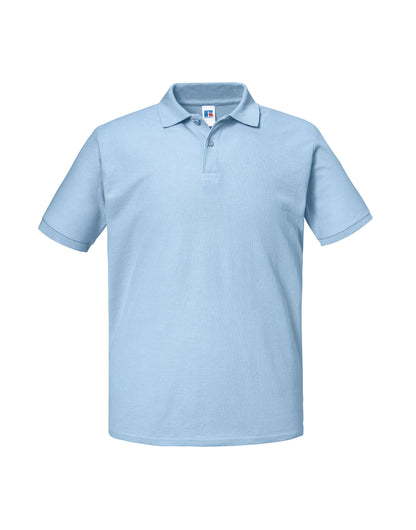 Russell Collection Russell Authentic Eco Polo R570M - Sky Blue - Customisable Polos