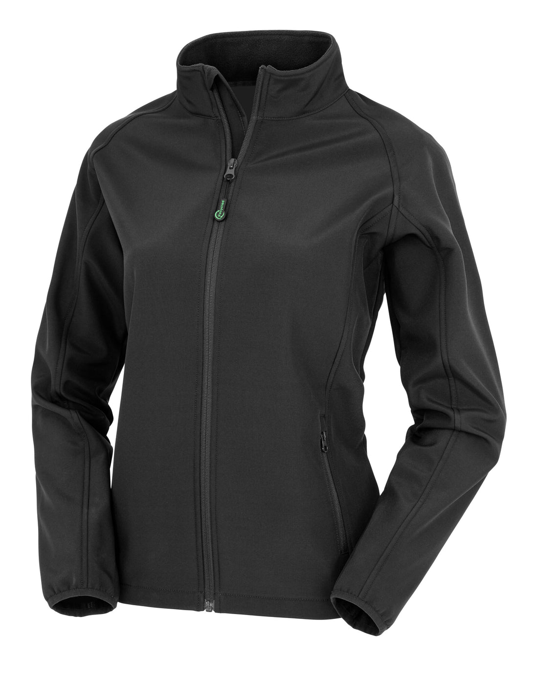 Result Reult Recycled Ladies Printable Softshel R901F - Black - Customisable Outerwear