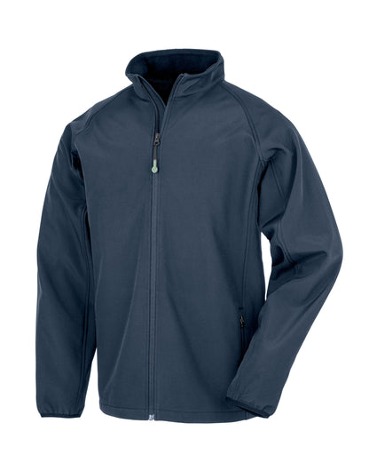 Result Genuine Recycled Result Recycled Jnr &amp; Youth Softshell R901JY - Navy - Customisable Jacket