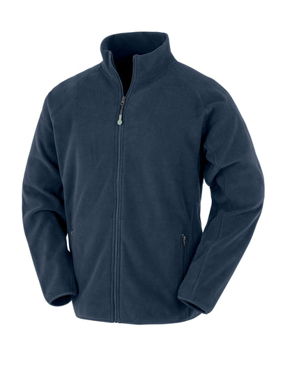 Result Recycled Unisex Fleece Jacket R903X - Navy - Customisable Jacket