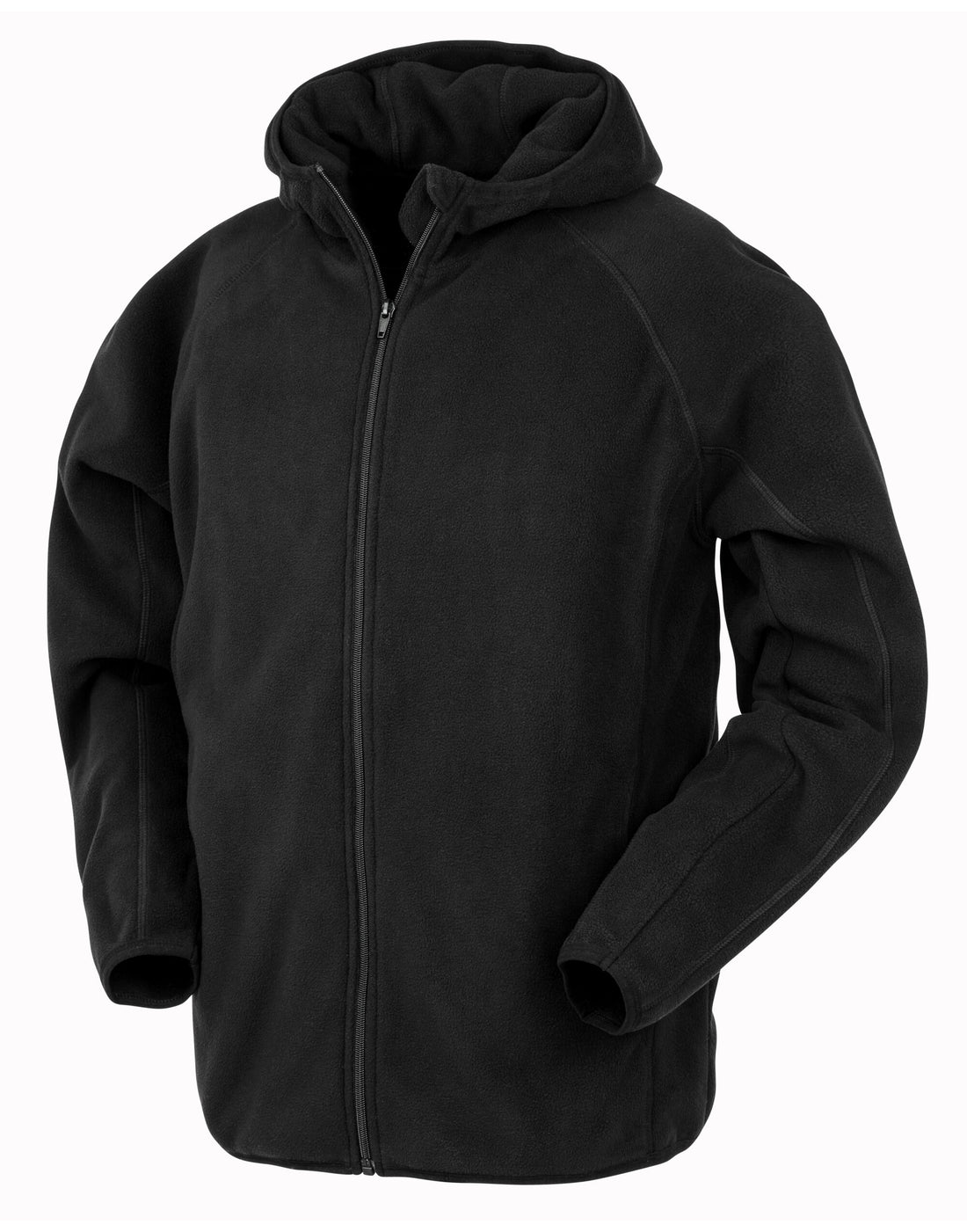 Result Recycled Unisex Microfleece Jacket R906X - Black - Customisable Outerwear