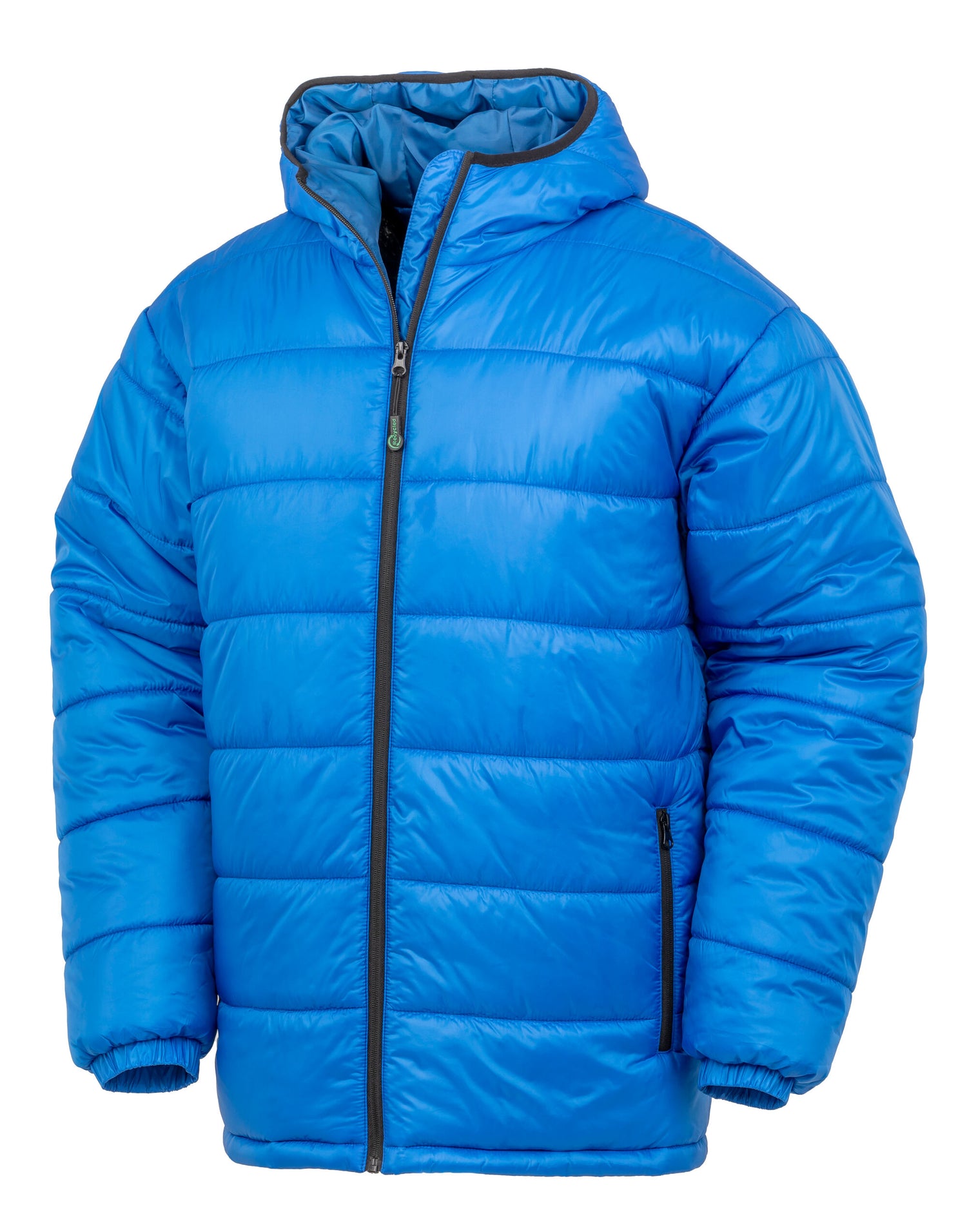 Result Recycled Hooded Padded Parka R910X - Royal Blue - Customisable Outerwear