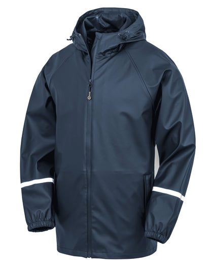 Result Genuine Recycled Result Prism PU Waterproof Jacket R915X - Navy - Customisable Jacket