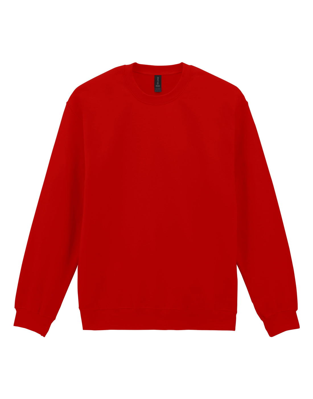 Softstyle Midweight Fleece Adult Crewneck - Red -SF000 - Red - Customisable Sweatshirts And Hoodies