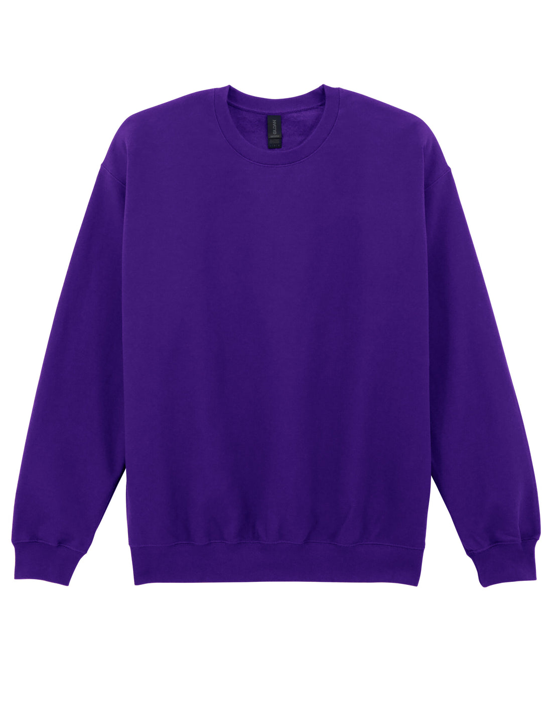 Softstyle Midweight Fleece Adult Crewneck - Purple -SF000 - Purple - Customisable Sweatshirts And Hoodies