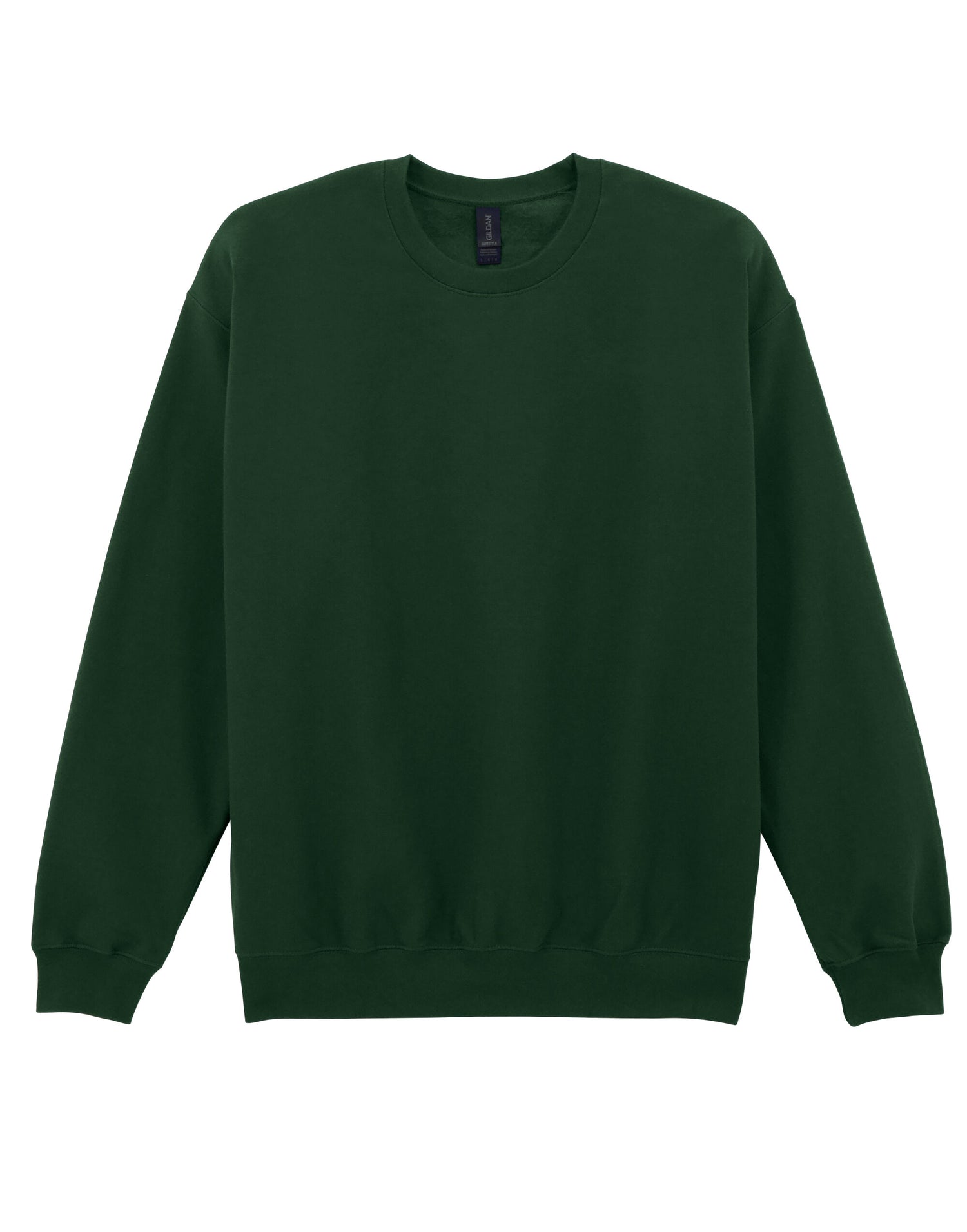 Softstyle Midweight Fleece Adult Crewneck - Forest Green -SF000 - Forest Green - Customisable Sweatshirts And Hoodies