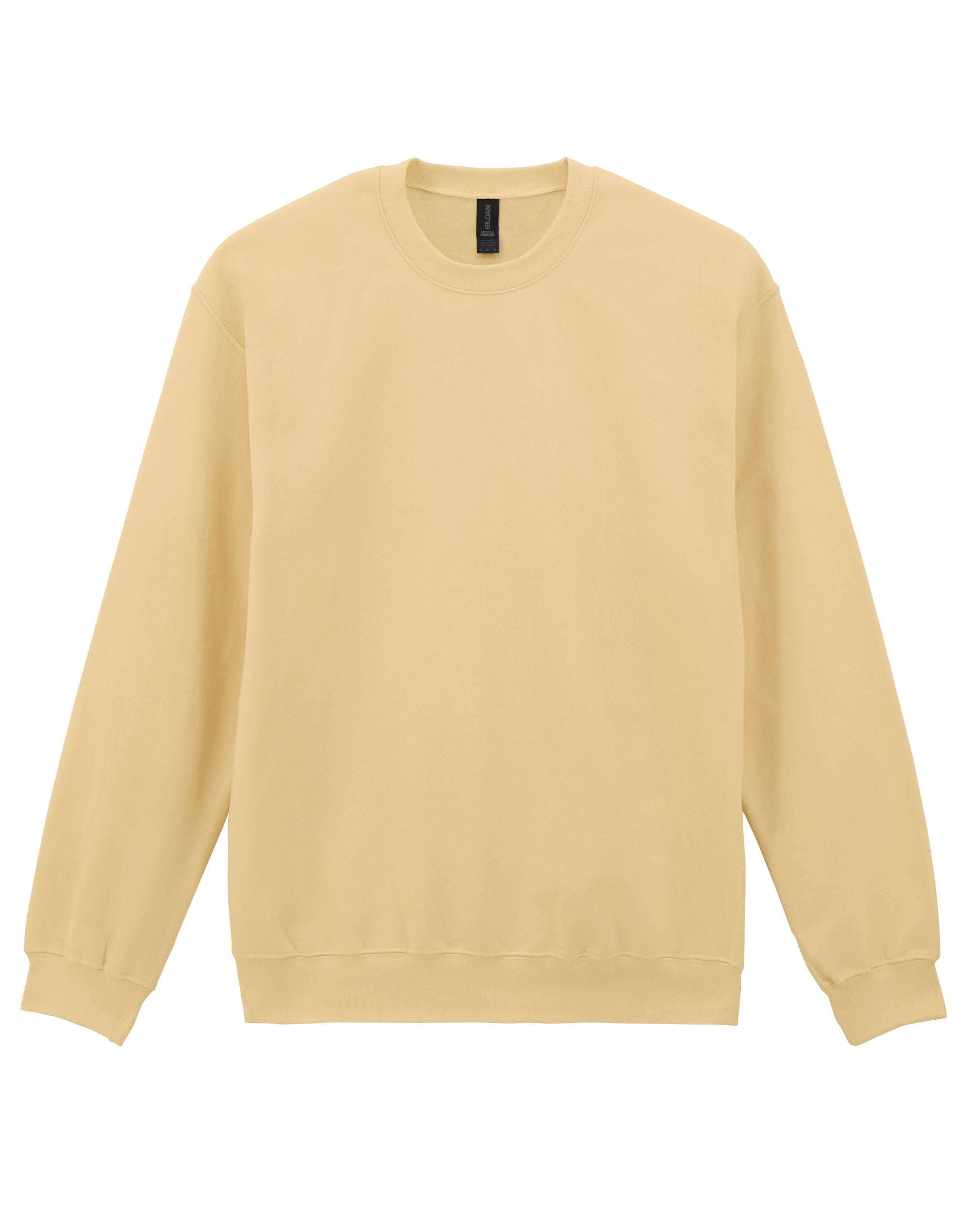 Softstyle Midweight Fleece Adult Crewneck - Yellow Haze -SF000 - Yellow Haze - Customisable Sweatshirts And Hoodies