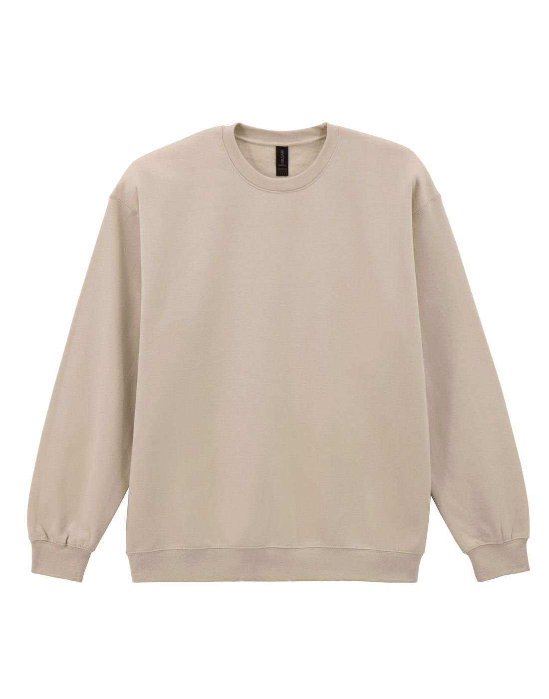 Softstyle Midweight Fleece Adult Crewneck - Sand -SF000 - Sand - Customisable Sweatshirts And Hoodies