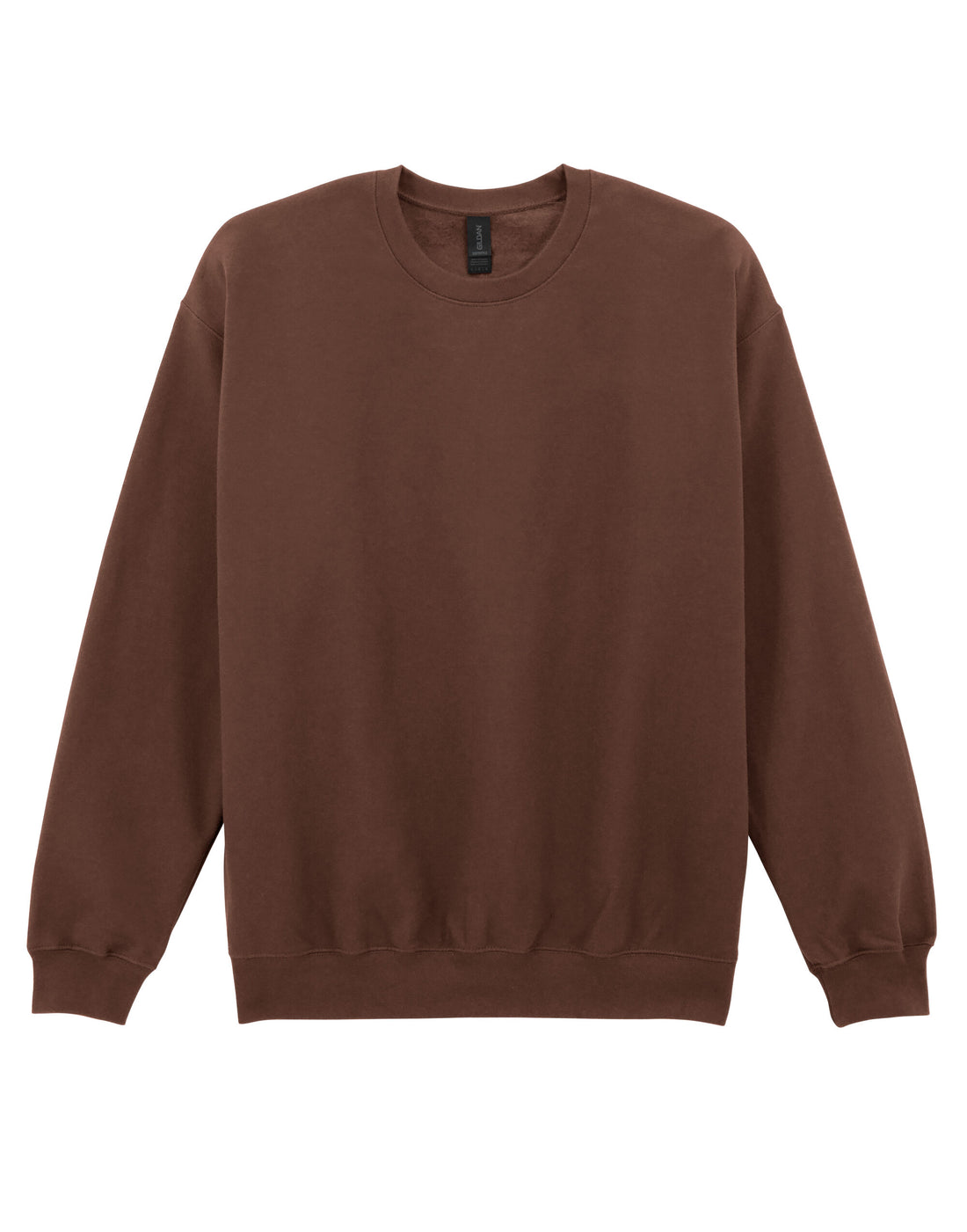 Softstyle Midweight Fleece Adult Crewneck - Cocoa -SF000 - Cocoa - Customisable Sweatshirts And Hoodies