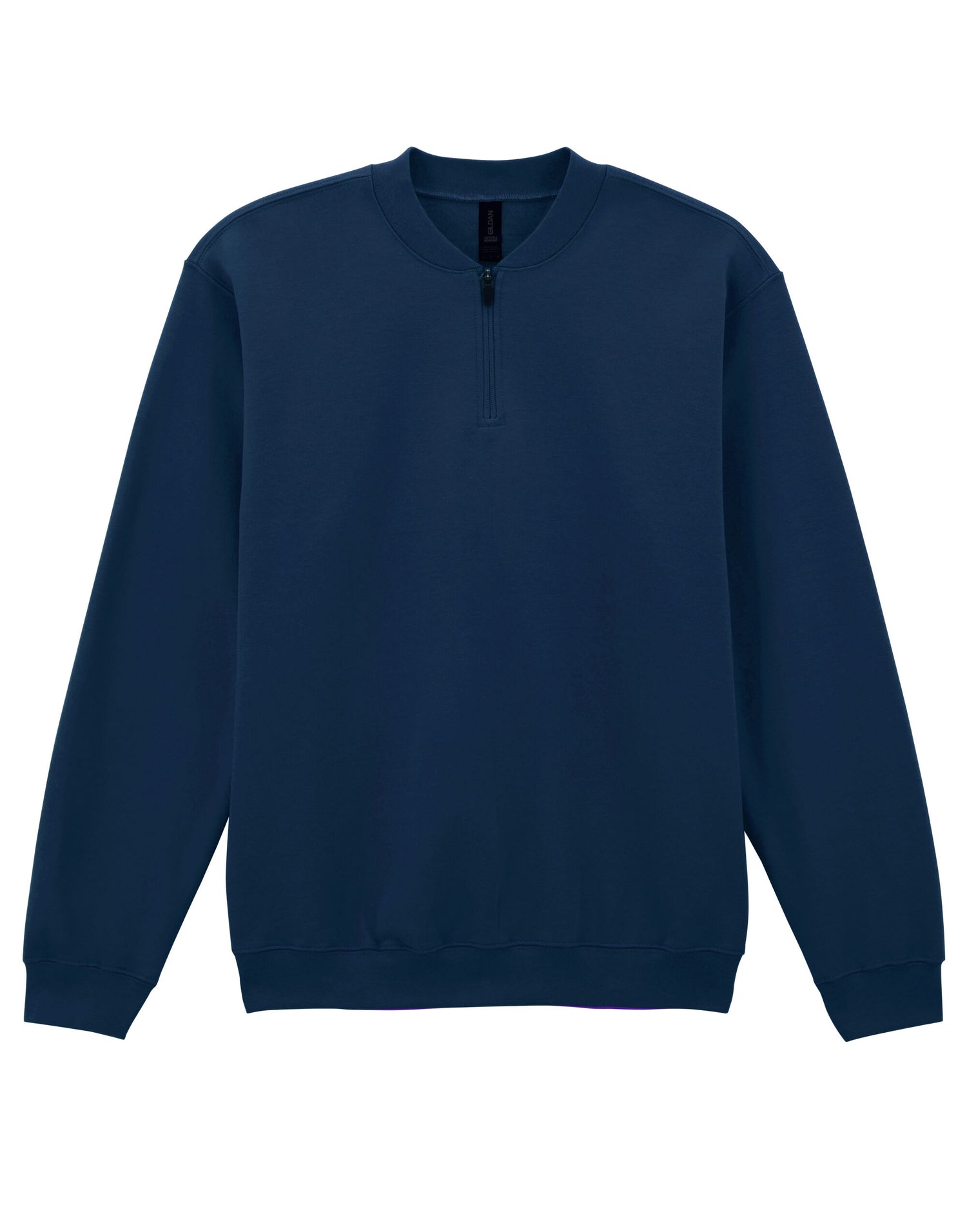 Gildan Softstyle Midweight 1/4 Zip Sweat SF008 - Navy Blue - Customisable Hoodies