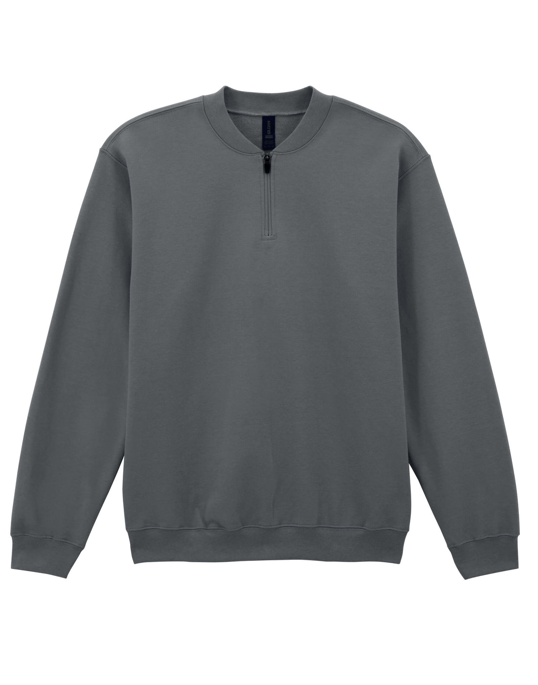 Gildan Softstyle Midweight 1/4 Zip Sweat SF008 - Charcoal - Customisable Hoodies