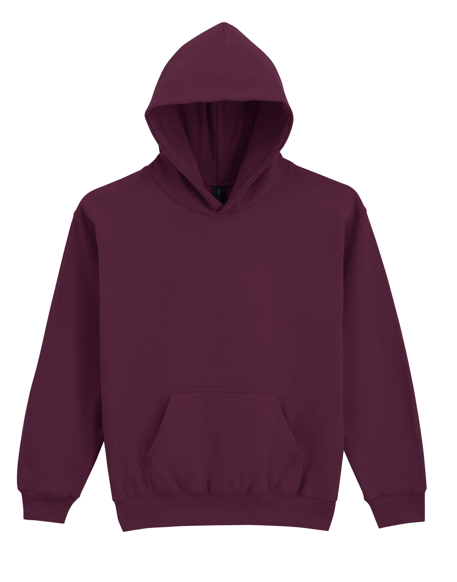 Gildan Softstyle Midw Fleece Youth Hoody SF500B - Maroon - Customisable Hoodies