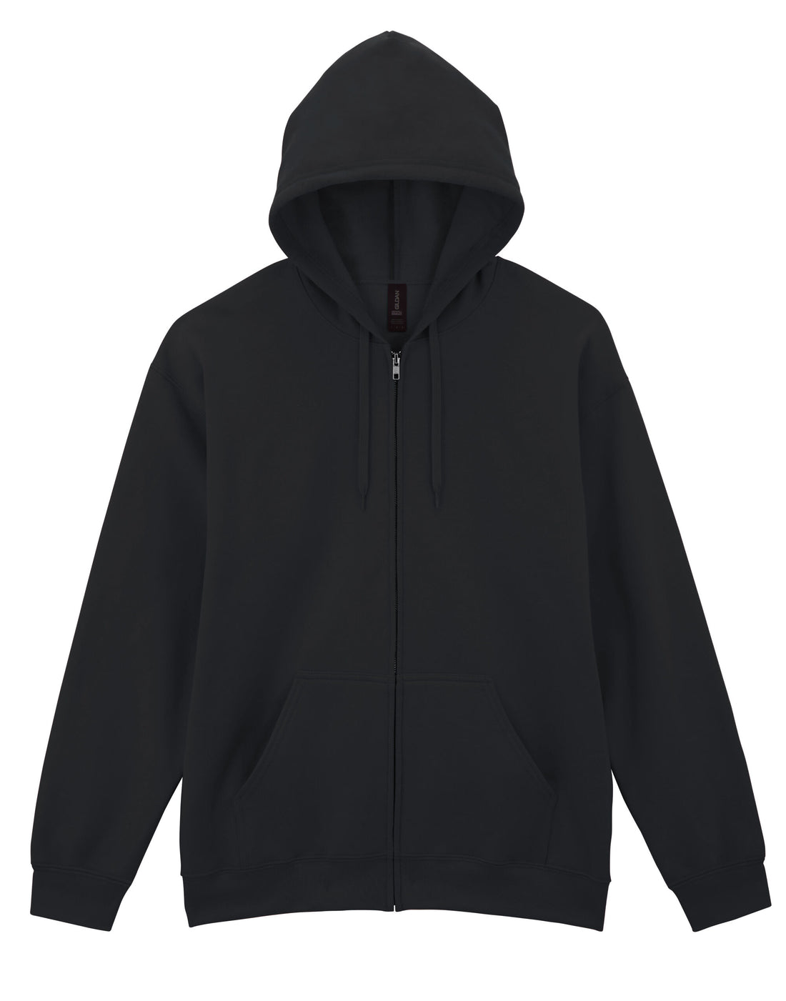 Gildan Softyle Midweight Full Zip Hoody SF600 - Black - Customisable Hoodies