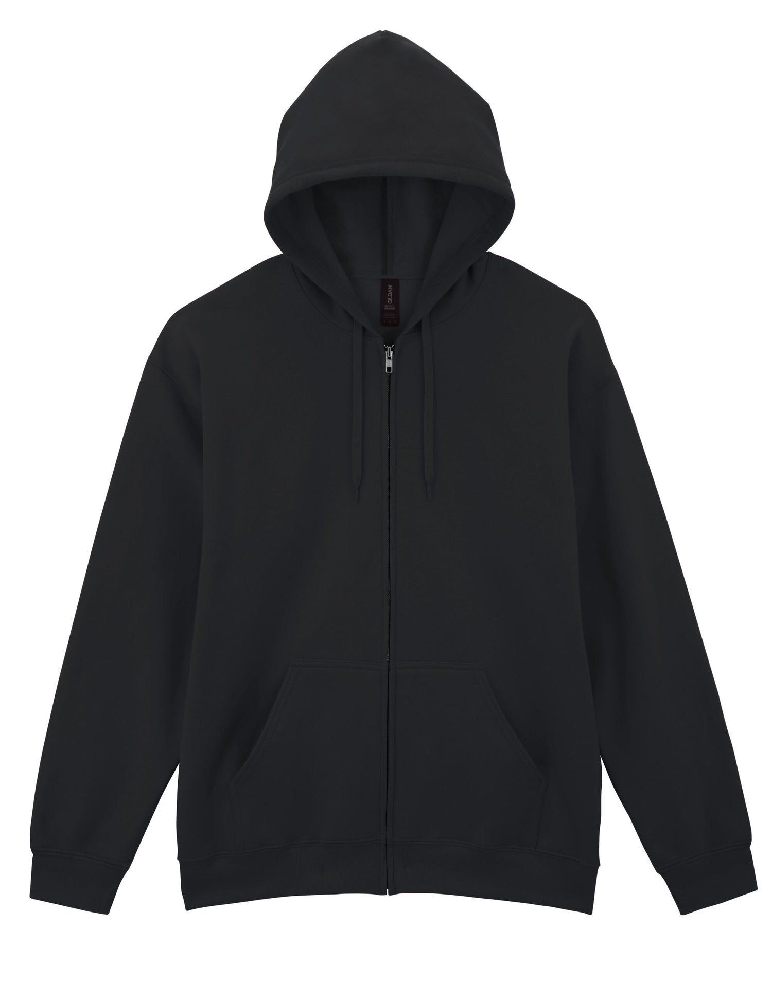 Gildan Softyle Midweight Full Zip Hoody SF600 - Black - Customisable Hoodies