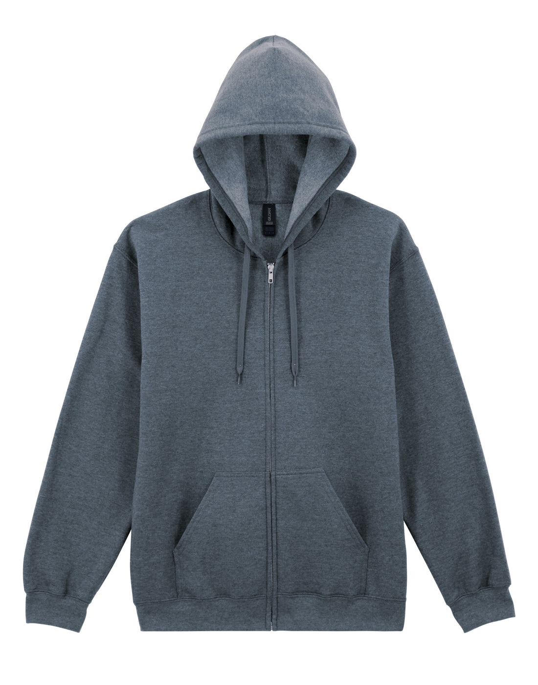 Gildan Softyle Midweight Full Zip Hoody SF600 - Dark Heather - Customisable Hoodies