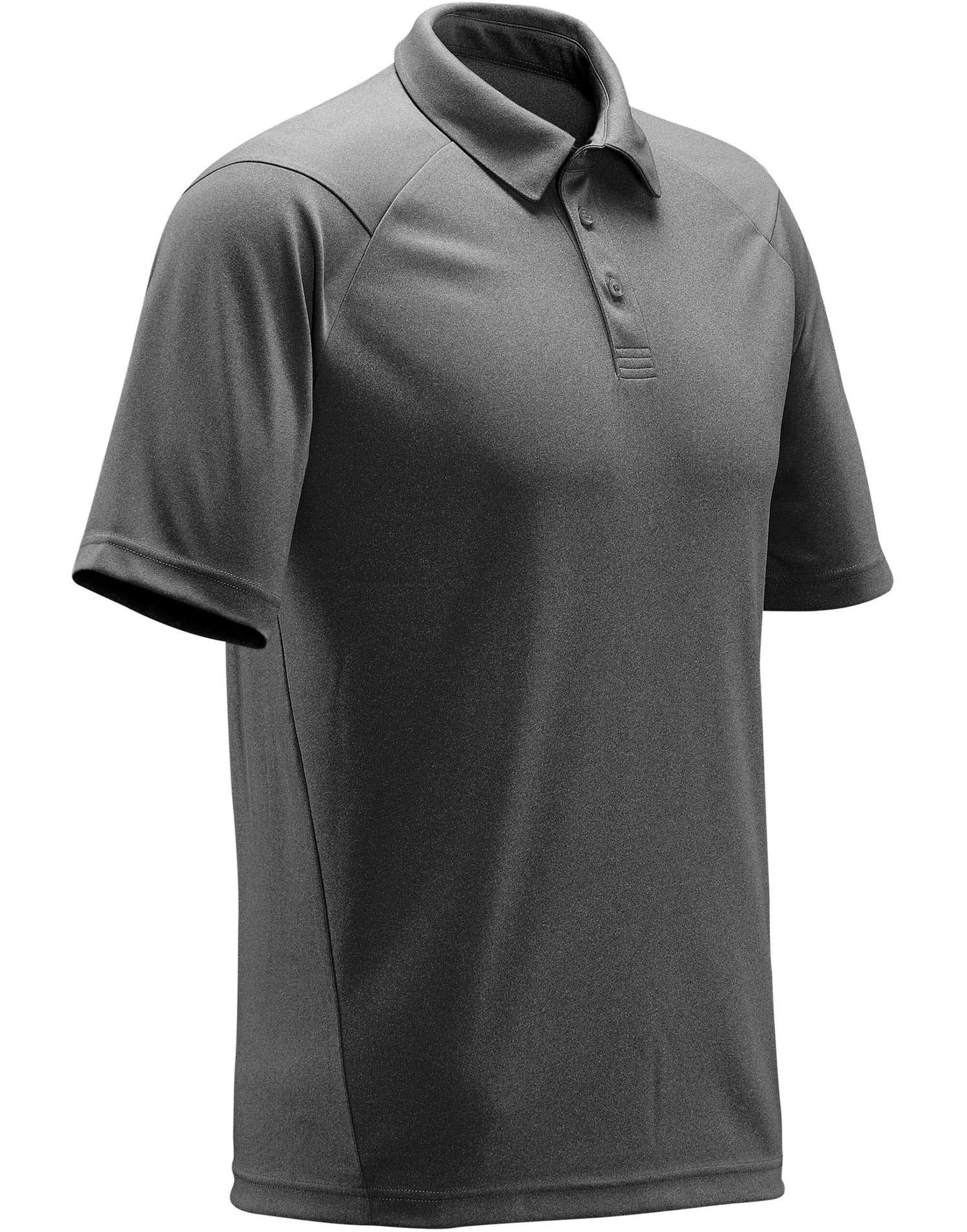Stormtech Mens Minstral Heathered Polo SPL1 SPL-1 - Charcoal Heather - Customisable Polos