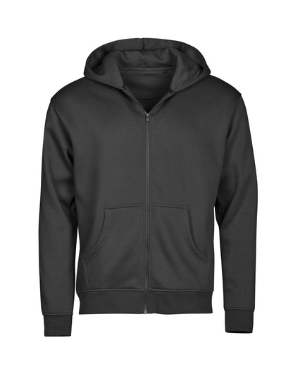 Tee Jays Urban Hooded Fill Zip Sweat TJ5154 - Black - Customisable Hoodies
