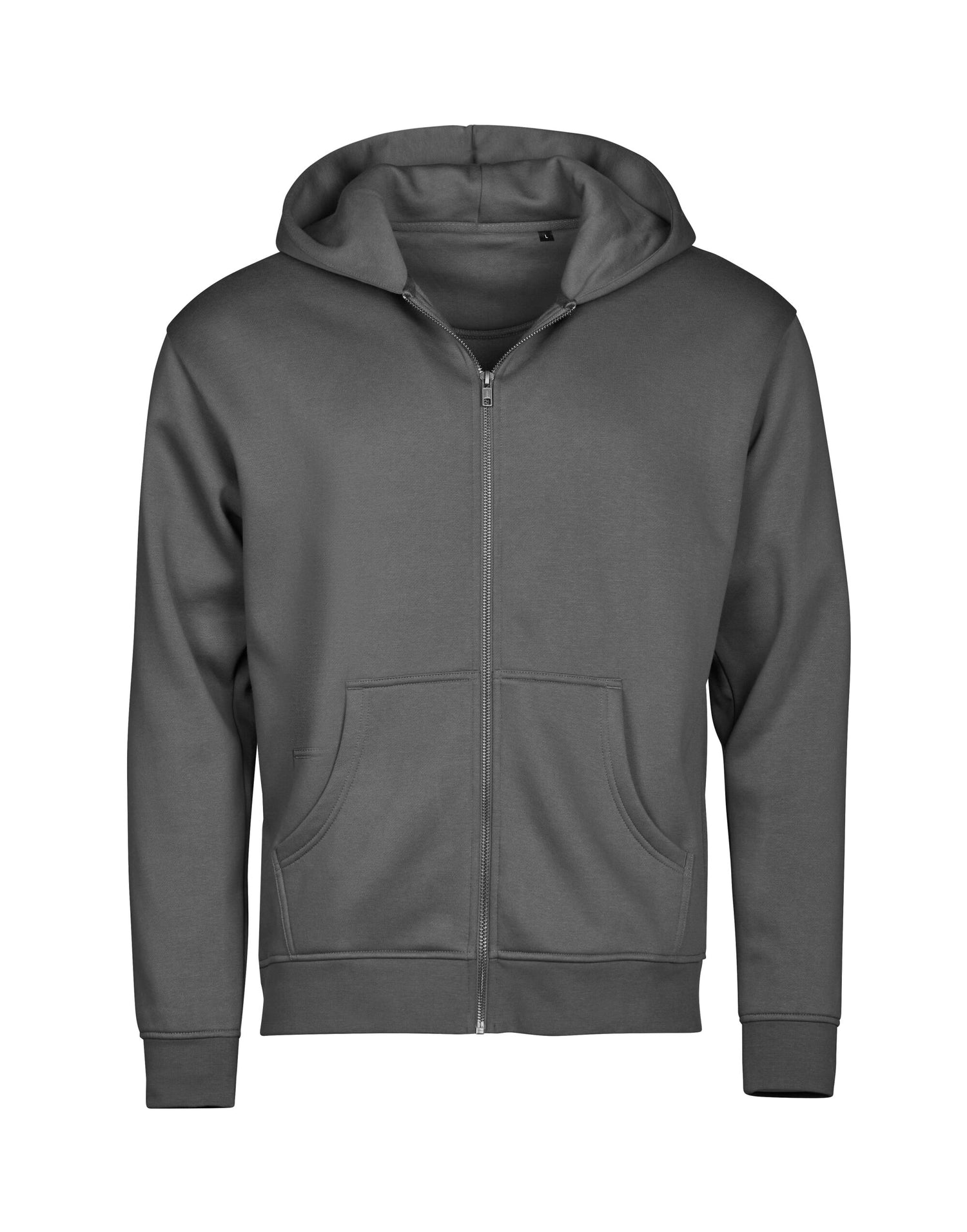 Tee Jays Urban Hooded Fill Zip Sweat TJ5154 - Powder Grey - Customisable Hoodies