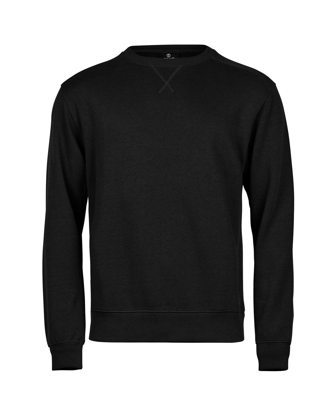 Tee Jays Ribbed Interlock Crewneck TJ5504 - Black - Customisable Sweatshirts