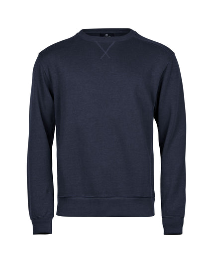 Tee Jays Ribbed Interlock Crewneck TJ5504 - Navy - Customisable Sweatshirts