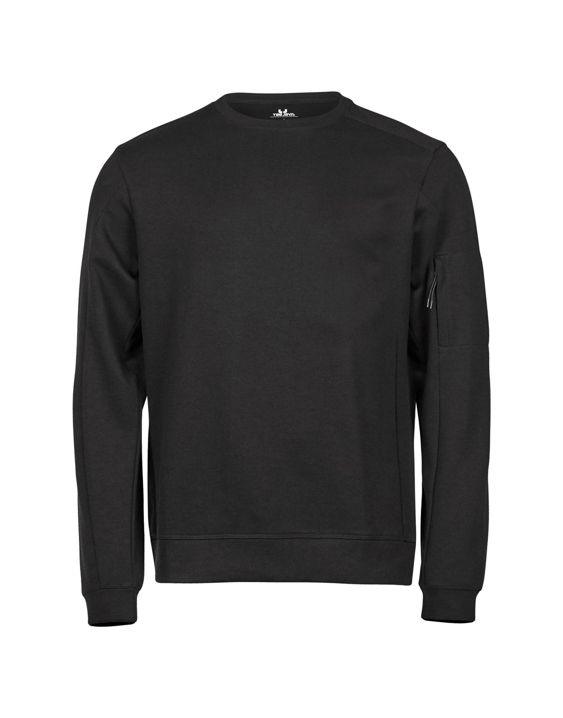 Tee Jays Athletic Crew Neck Sweat TJ5700 - Black - Customisable Sweatshirts