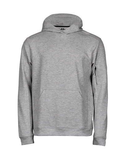 Tee Jays Athletic Hooded Sweat TJ5702 - Heather Grey - Customisable Hoodies