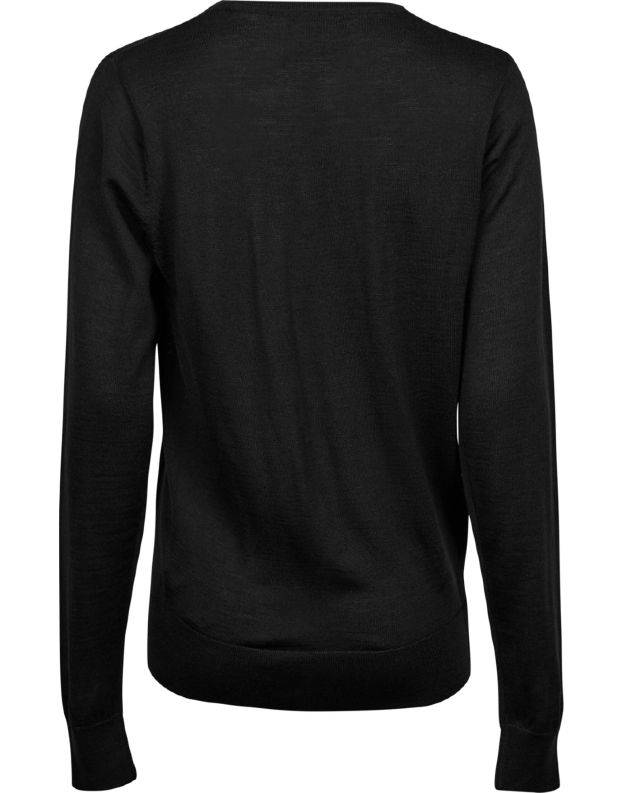 Tee Jays Womens Crew Neck Sweater TJ6006 - Black - Customisable Jumper