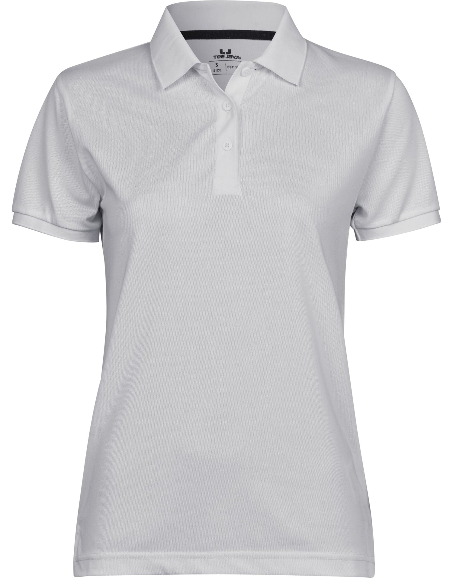 Tee Jays Ladies Club Polo TJ7001 - White - Customisable Polos