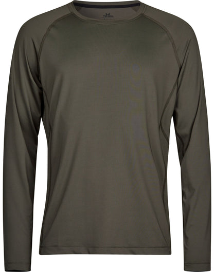 Tee Jays Long Sleeve Cooldry Tee TJ7022 - Deep Green - Customisable T-Shirts