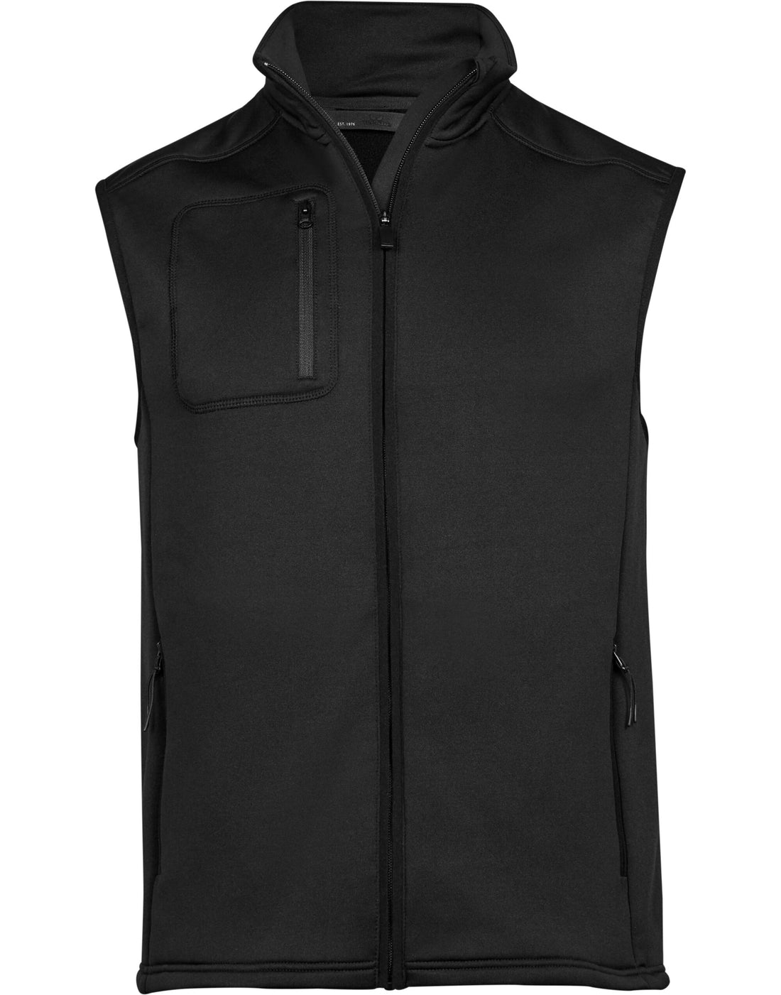 Tee Jays Mens Stretch Fleece Bodywarmer TJ9104 - Black - Customisable Bodywarmer