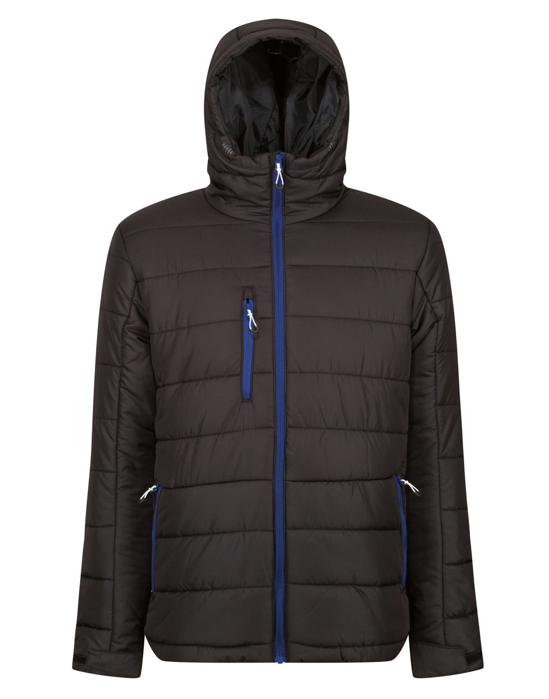 Regatta Professional Regatta Mens Navigate Thermal Jacket TRA241 - Black New Royal - Customisable Jackets