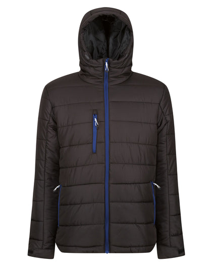 Regatta Professional Regatta Mens Navigate Thermal Jacket TRA241 - Black New Royal - Customisable Jackets